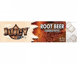 Juicy Jay's ochucené krátké papírky, Root beer, 32ks/bal.